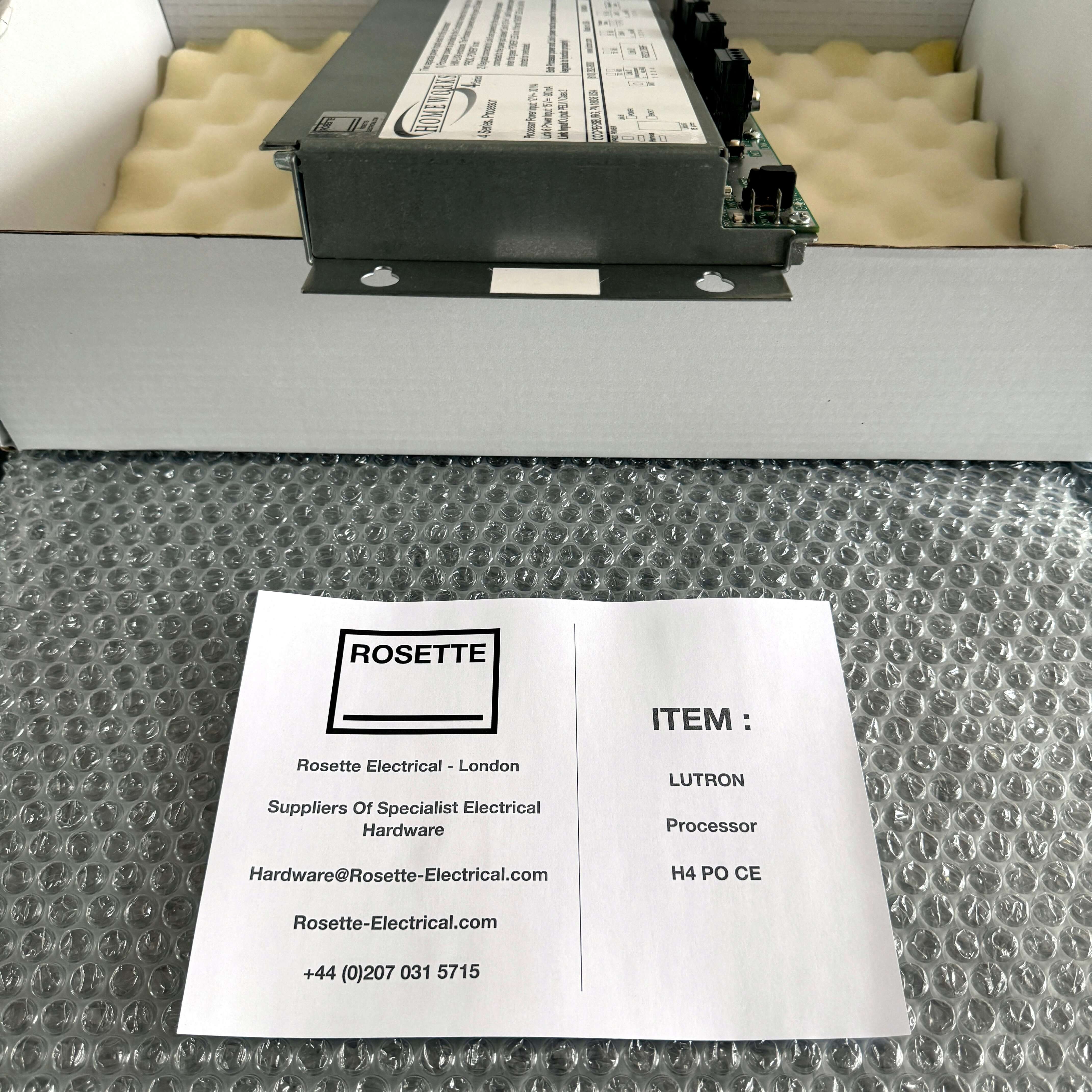 Homeworks Interactive Processor Lutron HomeWorks Interactive - Processor - H4 PO CE - (REFURBISHED ...