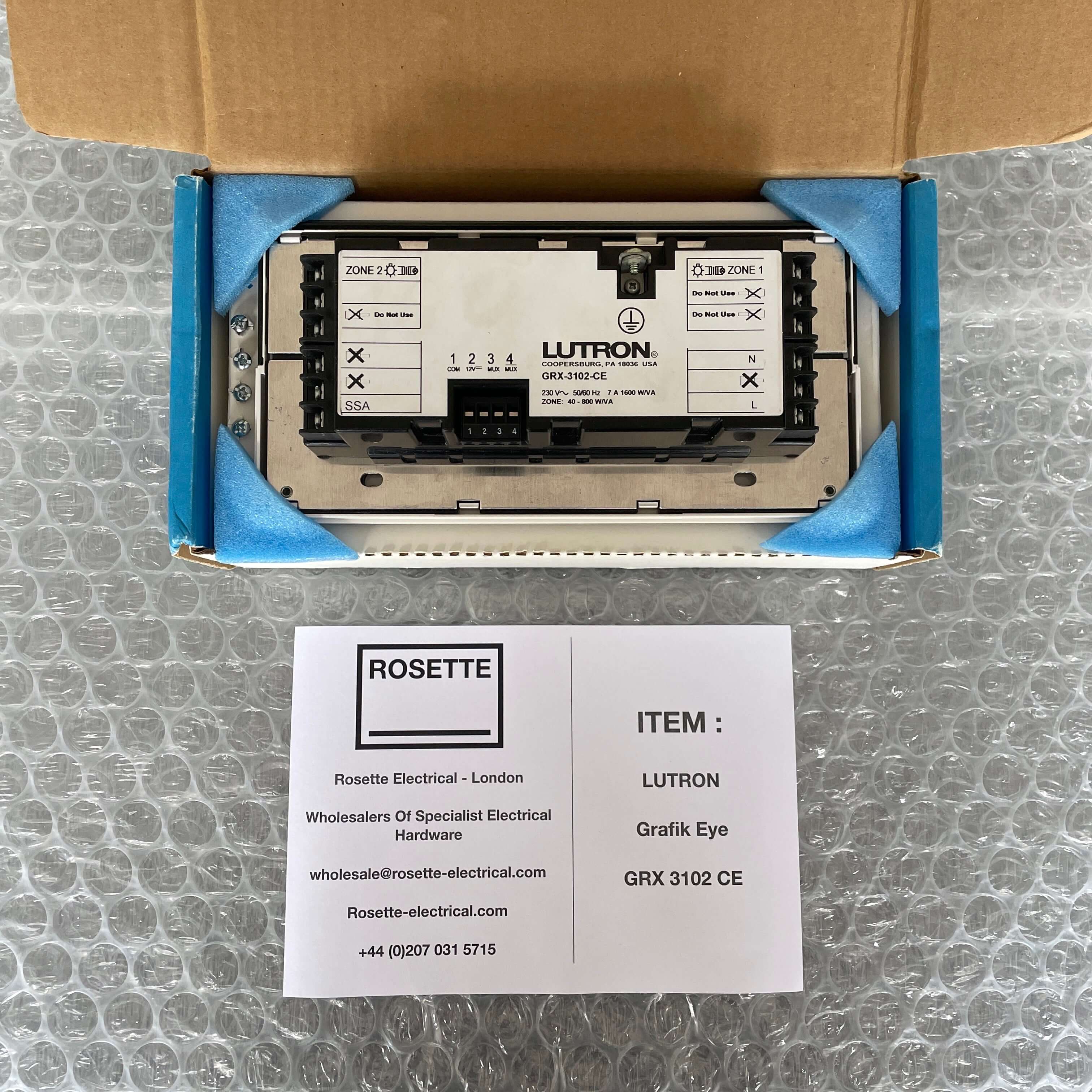 Lutron - Grafik Eye - GRX 3102 CE - (NEW BOX OPENED) - Rosette Electrical