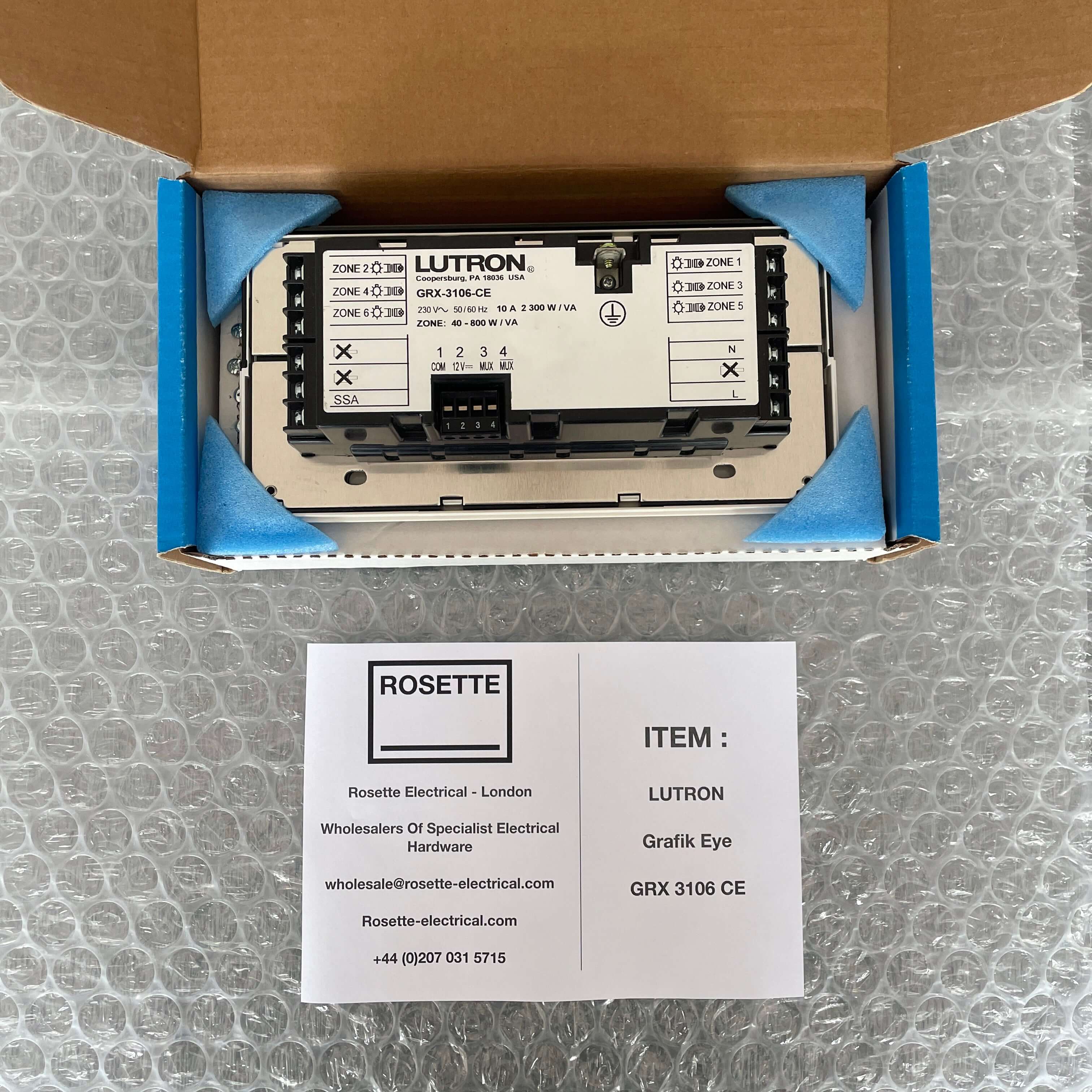 Lutron - Grafik Eye - GRX 3106 CE - (NEW BOX OPENED) - Rosette Electrical