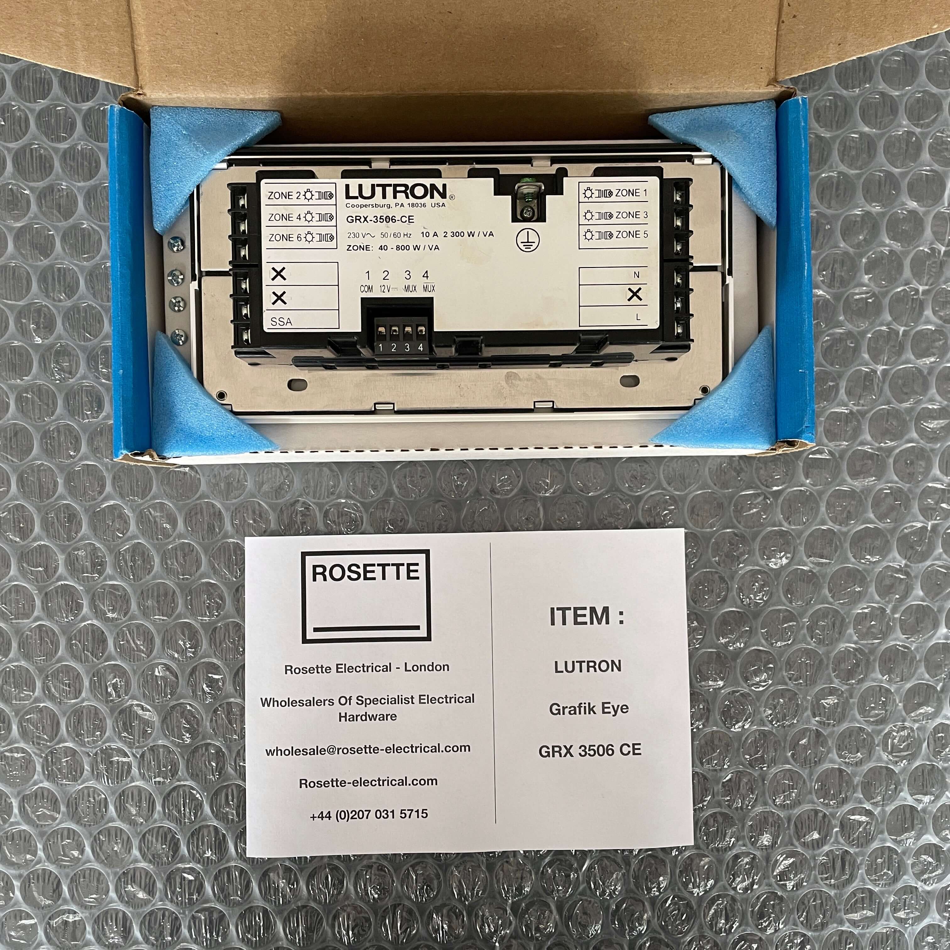 Lutron - Grafik Eye - GRX 3506 CE - (NEW BOX OPENED) - Rosette Electrical