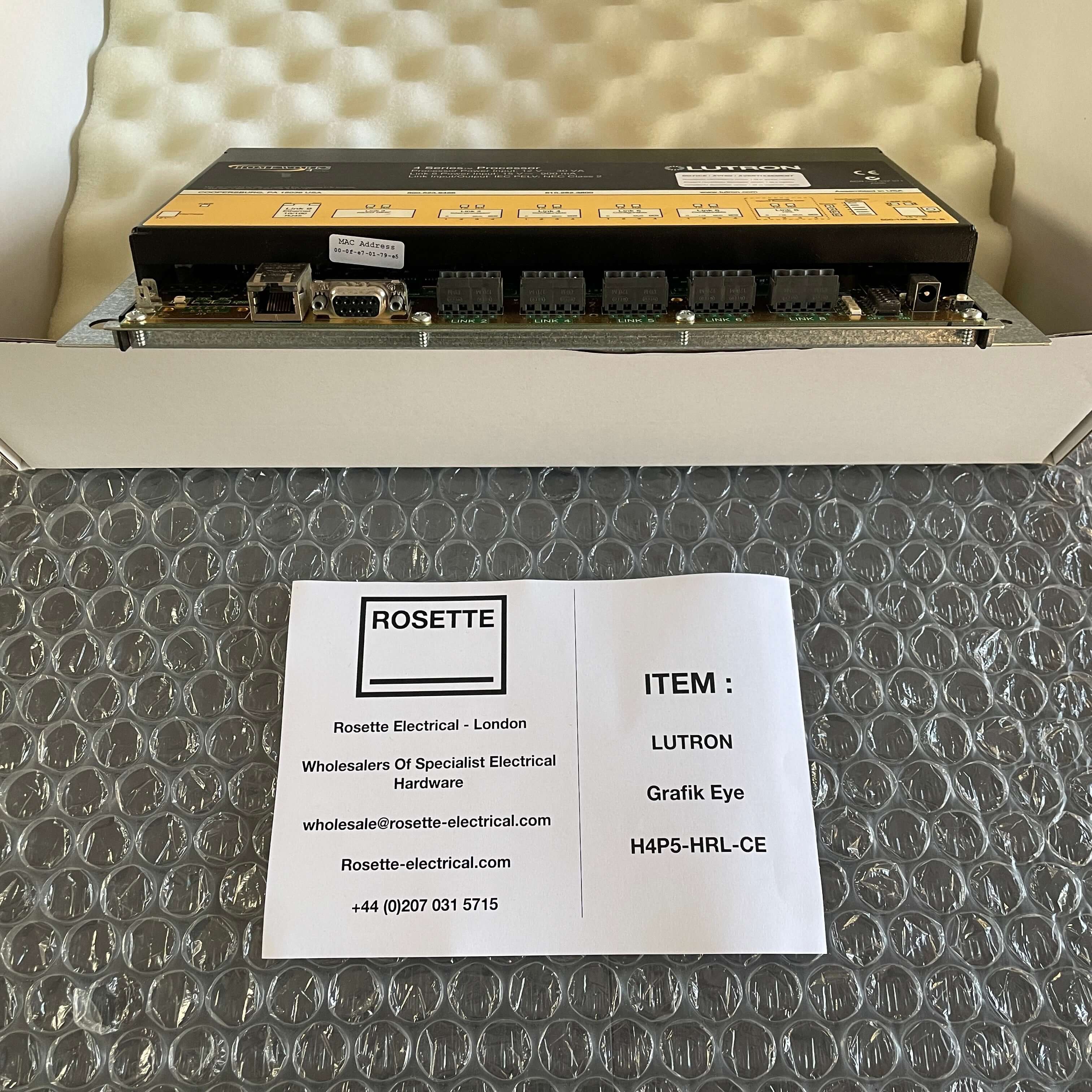 Homeworks Interactive Processor Lutron HomeWorks Illumination - Series 4 Processor - H4P5 HRL CE ...